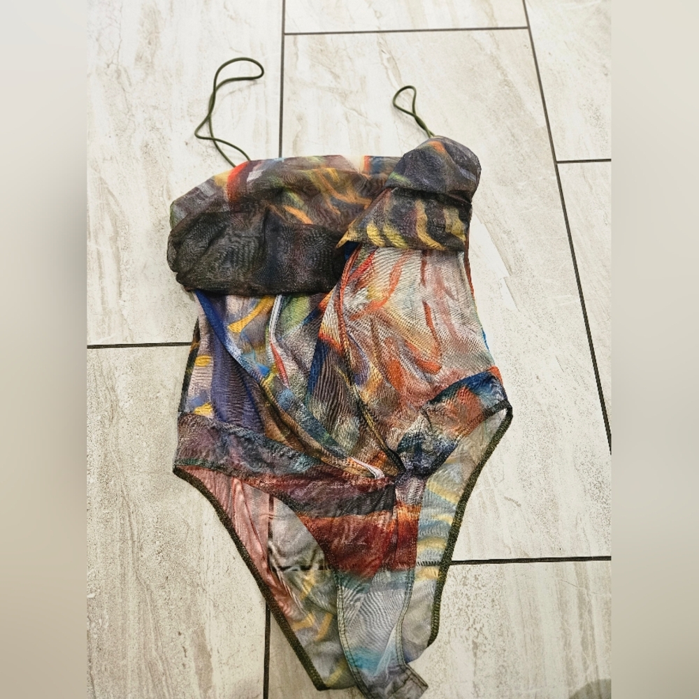 Multicolor womens One Piece Bodysuit